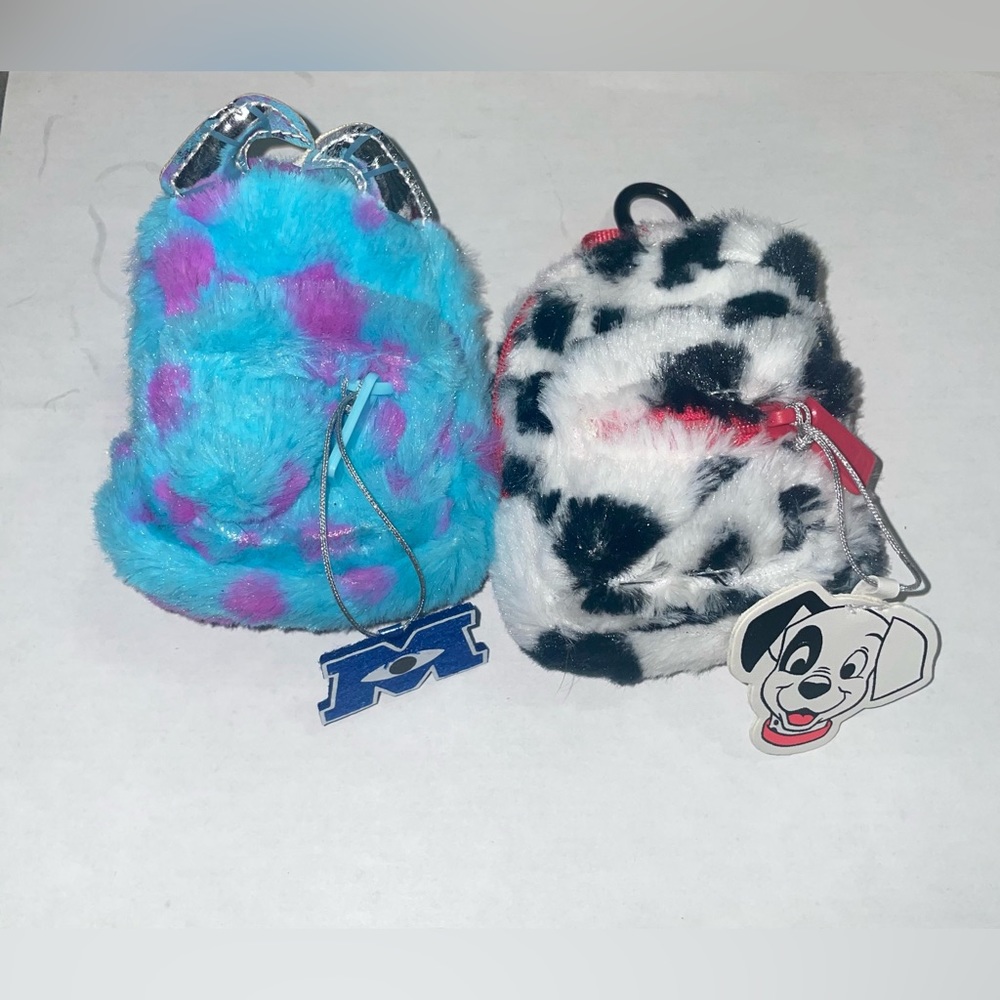 Real Littles Backpacks- Monsters Inc & 101 Dalmatians